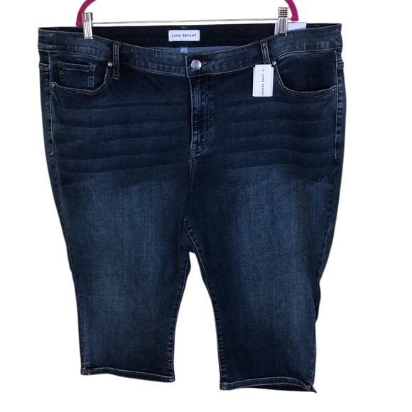 Lane Bryant Signature Fit Mid Rise Skinny Pedal Jeans Size 24 - Picture 1 of 9